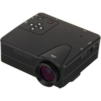 Proyector Mini H80 Portátil LED Full HD 640x480 Píxeles Brillante y Claro para Cine en Casa