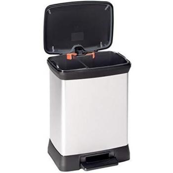 Curver Cubo decorado con pedal duo 30 L