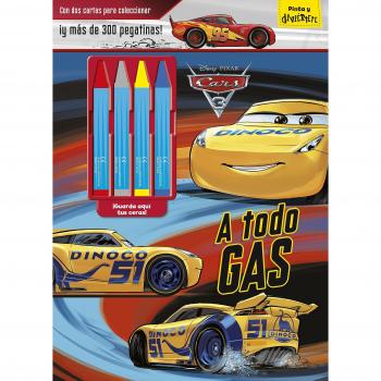 Cars 3. A todo gas: Con dos cartas para coleccionar ¡y más de 300 pegatinas! - Disney