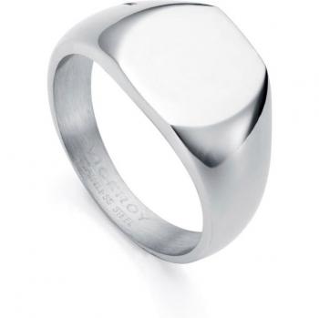 Anillo Magnum Viceroy de acero sello cuadrado