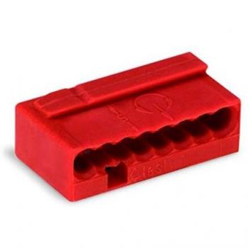 Wago 243-808 Screwless Terminal Block Connector (50 Stück) - Red Wire Connector