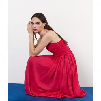 Vestido largo escote halter Tintoretto