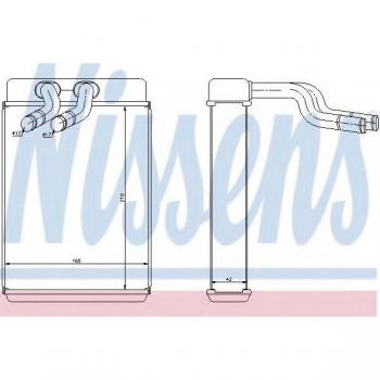 Radiador de calefacción Nissens 77610 - Alta eficiencia y durabilidad
