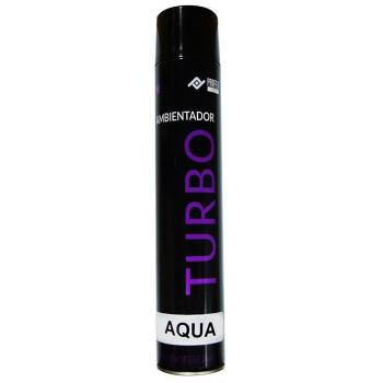 Ambientador Turbo Aqua 750 Ml - Ambientador en spray, fragancia fresca y acuática, envase de 750 ml, efecto duradero, ideal para eliminar olores en el hogar y espacios cerrados