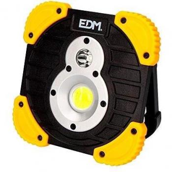 Edp 36377 Linterna Foco Recargable 1 Led XL-750 Lumen, Negro