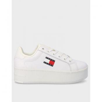Tommy Hilfiger Women's Flatform Essential Sneakers White Size 37