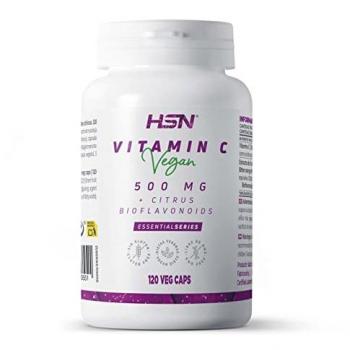 Vitamina C 500mg + Bioflavonoides Cítricos - 120 Cápsulas Vegetales Veganas Sin Gluten