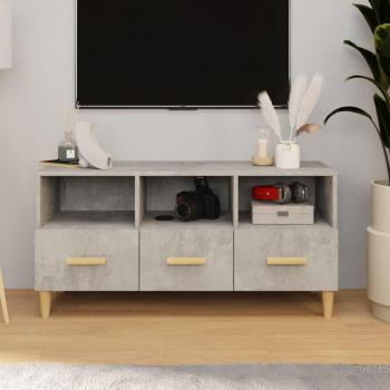 Mueble de TV vidaXL 102x36x50 cm en madera contrachapada con diseño moderno y elegante