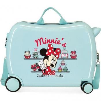 Maleta Correpasillos Disney Minnie's Sweet Treats That's Easy Turquesa Rígida 34L Joumma Bags