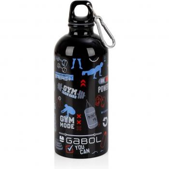 Botella de acero inoxidable Gabol TRAINING sin BPA, 600ml