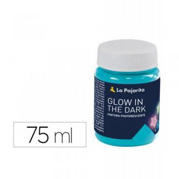 Pintura Fosforescente Azul La Pajarita 75ml Ref. 152716