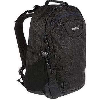 Regatta - Mochila de viaje reflectante para ordenador portátil, unisex, resistente, Unisex adulto, Mochila, EU191 800000, negro, 25 Litros