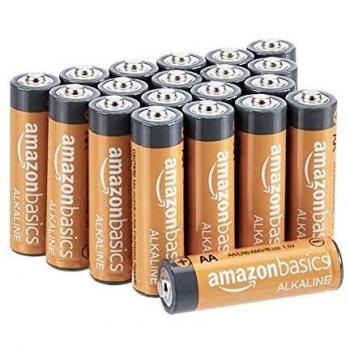 Amazon Basics - Pilas alcalinas AA de 1,5 voltios, gama Performance, paquete de 20