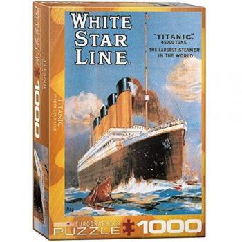 Eurographics Titanic White Star Line 1000-Piece Puzzle
