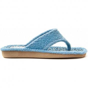 Zapatilla abierta azul cómoda y elegante