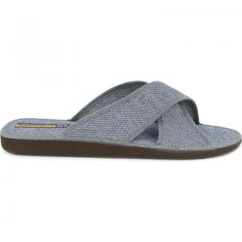 Calzado de casa para hombre Doctor Cutillas Pantuflas 12257 Tiras Cruzadas Marino (42)