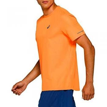 ASICS Ventilate SS Top Camiseta, Hombre, Orange Pop, L