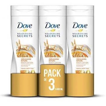 Dove Loción Coporal Avena - Pack de 3 x 400 ml