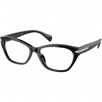 Ralph by Ralph Lauren RA7161U 5001 Women's Eyeglasses Black Size 55 - Blue Light Block Available