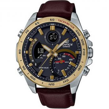 Casio Edifice Smartphone Link Tough Solar Men's Chronograph Analog Digital Watch 100M Black ECB-900GL-1A