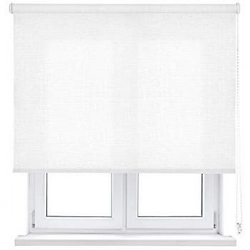 Estor Enrollable Traslúcido Shape Blanco 180x250cm - Fabricado en España - Garantía 5 Años
