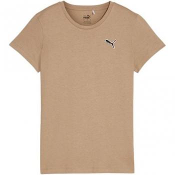 Camiseta PUMA Better Essentials de manga corta para mujer - color marrón XS