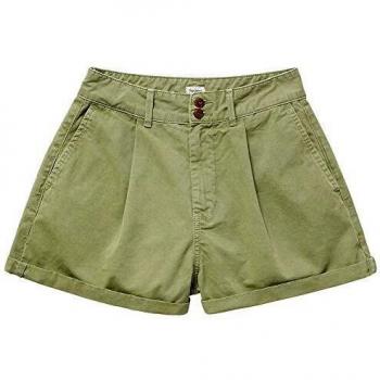 Pepe Jeans Shorts Mamba Verde para Mujer 25
