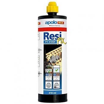 Apolo Mea 410Cr - Taco Químico Poliester 410 Ml Tipo Resifix Py 410 Con 1 Cánula, 1 Unidad