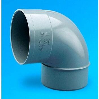 Adequa sistemas de canalón - Codo 87,5 pvc cs-8 macho-hembra diámetro 90