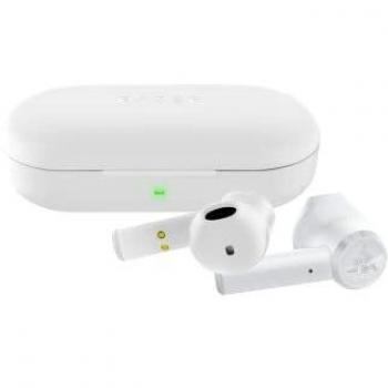Razer Hammerhead True Wireless Earbuds Mercury White Bluetooth In-Ear Headphones with Call Control