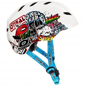 Oneal Dirt Lid ZF Junkie Casco Bicicleta, Blanco, L
