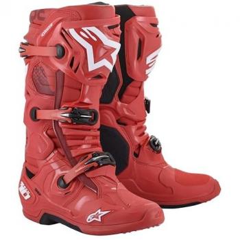 Alpinestars Tech 10 Red Motocross Boots (Size 45-46)