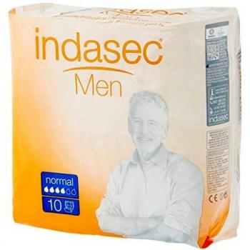 Indasec Men Absorbente Masculino Normal - 10 Unidades