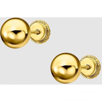 Pendientes de niña LG00108/6 Basics de oro 9K acabado brillo.