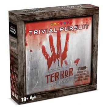 Winning Moves Trivial Pursuit Horror - Juego de mesa de trivia para 2+ jugadores, temática de terror, diseñado para amantes de la groza