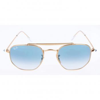Ray-Ban Unisex's 0RB3648 001/3F 51 Sunglasses, Gold/Clear Gradient Blue