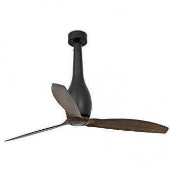 Ventilador de Techo Eterfan Negro Mate con Motor DC y Control Remoto Inteligente