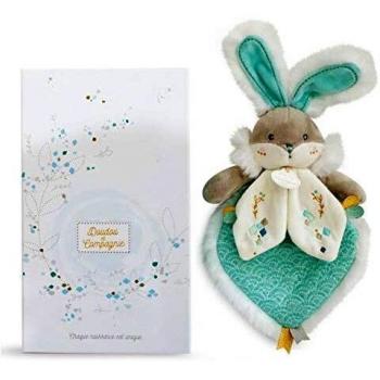 Doudou et Compagnie DC3490 Doudou - Azúcar de almendras, diseño de conejo, color turquesa
