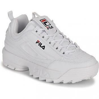 Zapatilla Fila Disruptor para Mujer y Niños, Color Blanco, Estilo Deportivo