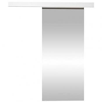 Puerta Corredera Jyrun 70 II con Espejo Frontal y Manijas de Aluminio, Sistema de Cierre Automático