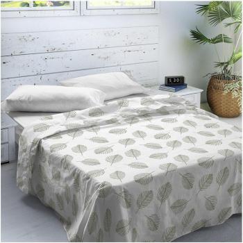 Juego de sábanas estampadas SANDAL - 2/3 piezas - Algodón extra suave - Fabricado en España - JAHO SAGE - Cama 90/135/150/180 cm