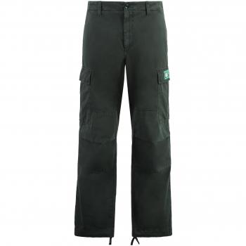 Dolce & Gabbana Men's Green Cotton Cargo Pants - Size 50
