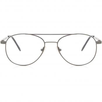 Pilot Full Rim Metal Kids' Prescription Glasses Online Grey Size 50 - Blue Light Block Available - SmartBuy Kids