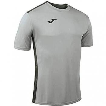 Joma Campus II Camiseta de Juego Manga Corta, Hombre, Gris/Antracita, 4XS-3XS