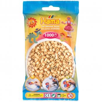 Bolsa de Perlas Hama Midi Beige 1000 Piezas