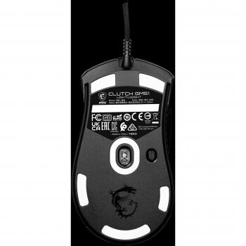 MSI Clutch GM51 Lightweight Ratón Gaming Óptico RGB 26000 DPI Negro