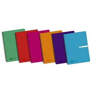 BLOC ENRI ESTATUS ESPIRAL A4+ 120 HOJAS 70 GRS. 5X5 PLÁSTICO 400042282