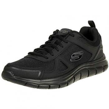 Zapatillas Skechers Track-Scloric Hombre - Materiales de Primera Calidad, Color Marino y Negro, con Tecnología Memory Foam