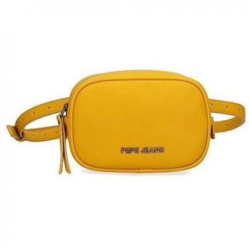 Pepe Jeans Eva Riñonera Amarillo 18x12x5 cms Piel Sintética