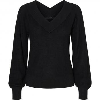Vero Moda Women's Double V-Neck Sweater Vmnewlexsun